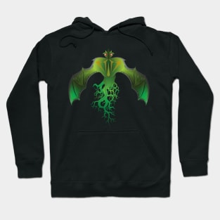 Green monster rooted Hoodie